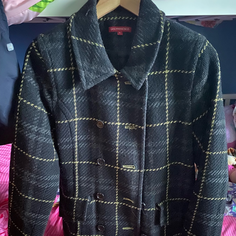 Tweed coat sanfrancisco